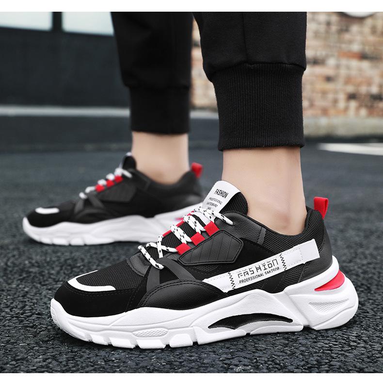 Autumn casual shoes platform running shoes breathable height-increasing sports shoes 39