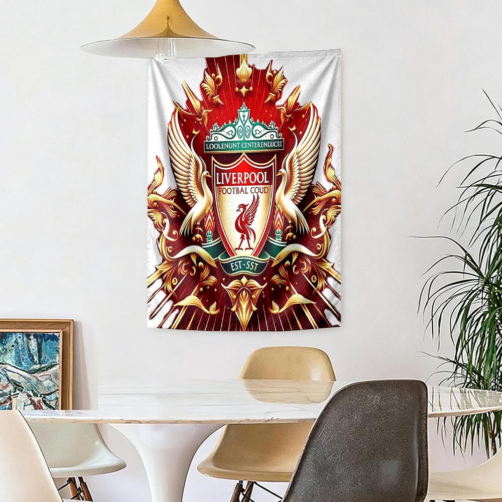 Liverpool Football Club Wall Decor Tapestry Art For Pet Memorial Birthdaywedding Party Backdrop Family Gift