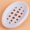 Silicone Soap Dish Storage Holder Tray Drain Soap Box Bathroom Accessories