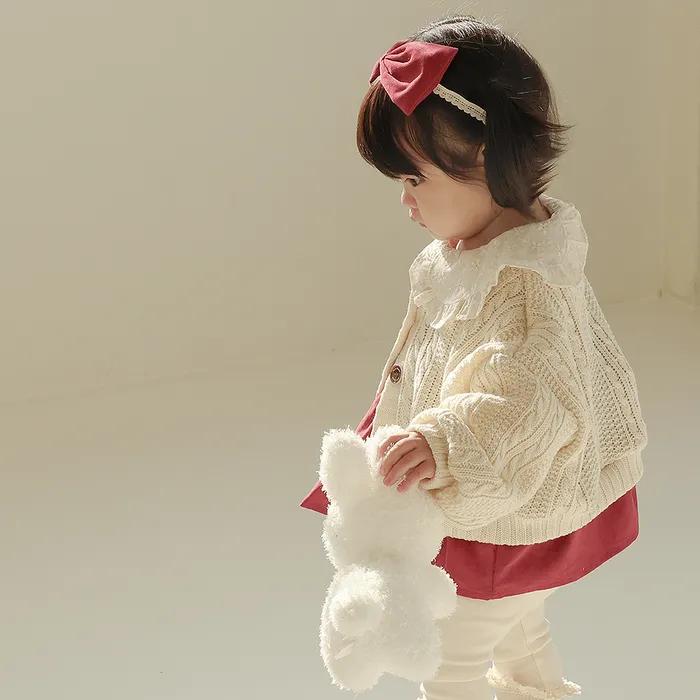 Today, a fairy tale character - Red big ribbon headband