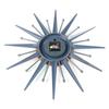 Large Wall Clock 22 Inch, Mid Century Wall Clock Starburst Clock Modern Decor Silent Non-Ticking, Home Décor Big Wall Clocks