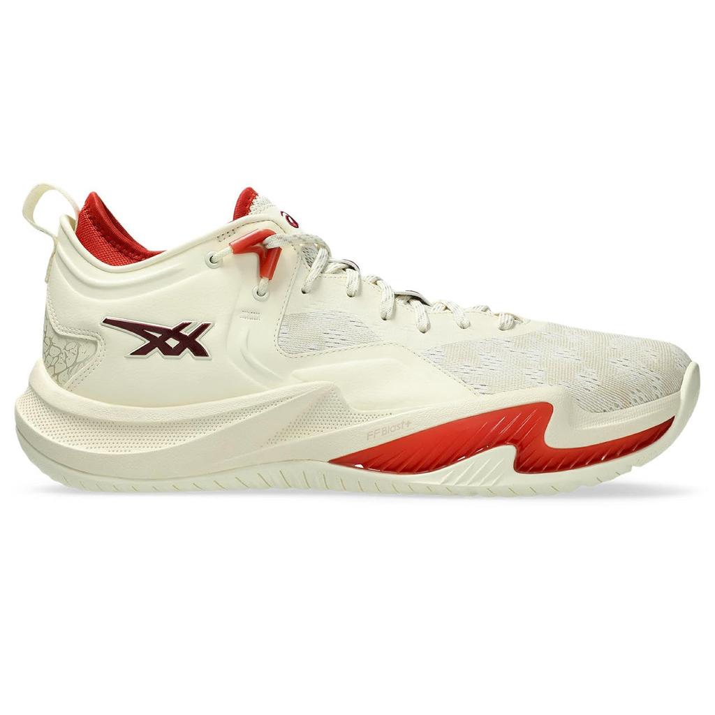 ASICS NOVA SURGE LOW 2 Basketball Size 750 2E Shoes, 1061A051, Men's, (Ivory/Chili Flake), 30.0 cm,