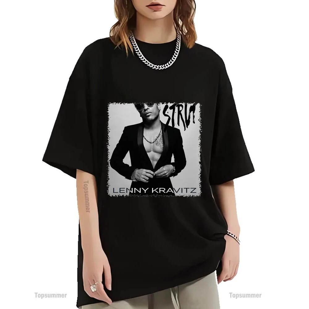 

Strut Album T-Shirt Lenny Kravitz Tour T Shirt Men Summer Fashion Black Tshirts Women Graphic Print Tops Tees - Men s Summer ... S разноцветный