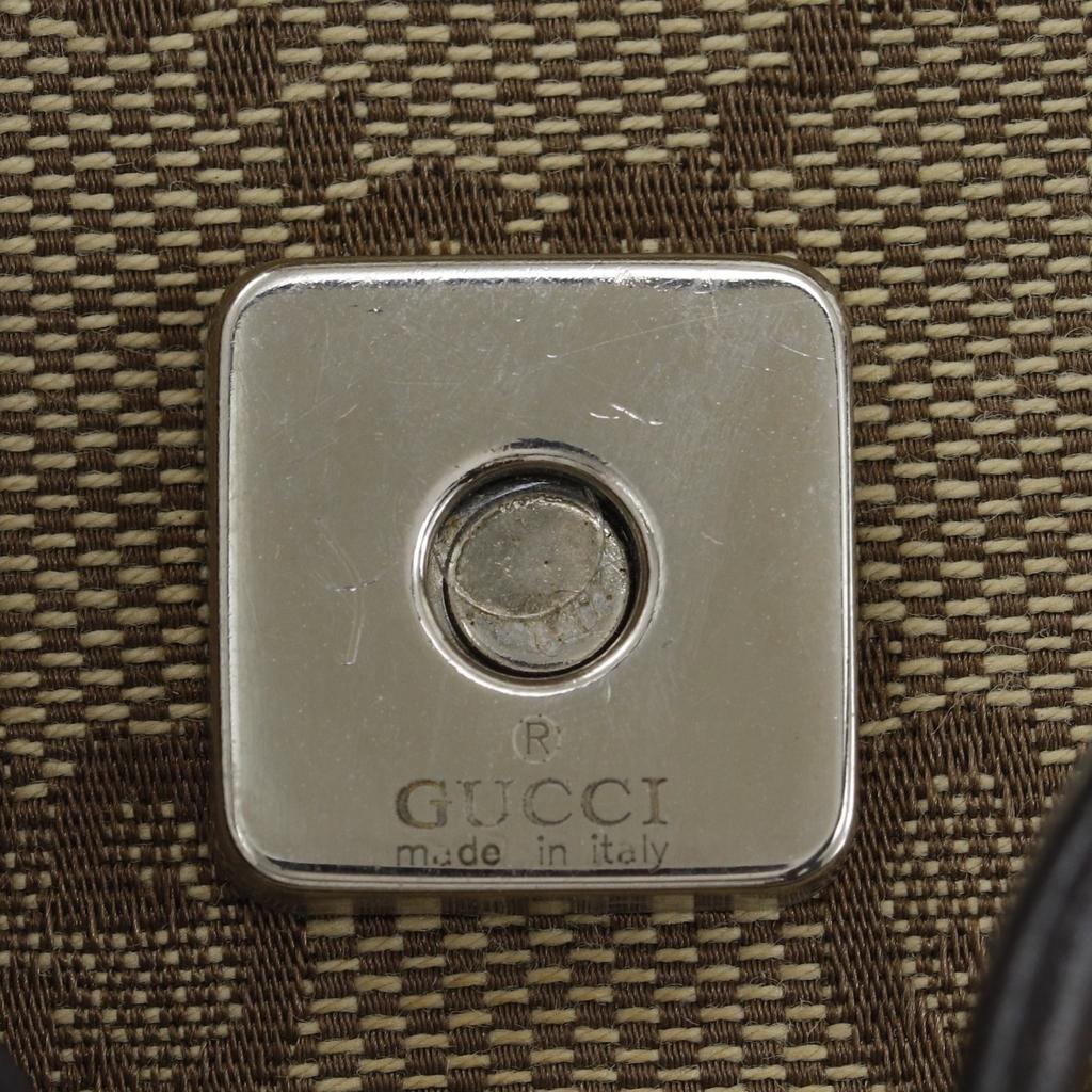 GUCCI Backpack Daypack 003.0242 Brown GG canvas Women Used