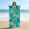 1st Football Medal Beach Towel Quick-drying Super Absorbent Suitable for Swimming Beach Pool Gym Summer Gift for Friend Family