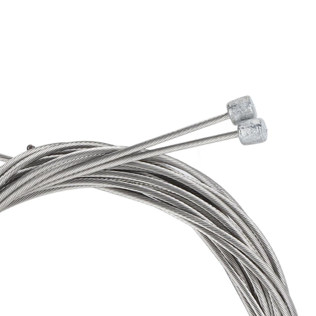 10Pcs Bike Shifter Cable Stainless Steel Rustproof Bicycle Gear Cable Shift Cable Wire for Mountain Bike Road Bike 2.1m