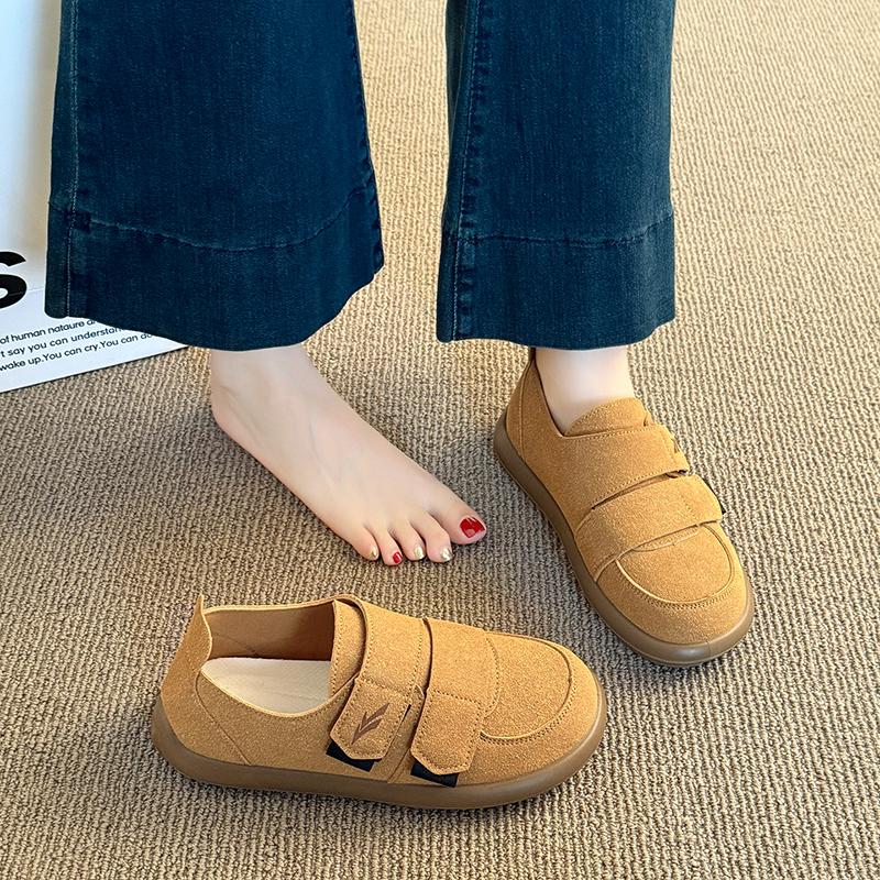 Fashion CRLAYDK Classic Slip On Loafers for Women Fashion Sneakers Casual Suede Hook & Loop Comfortable Driving Flats Walking Shoes