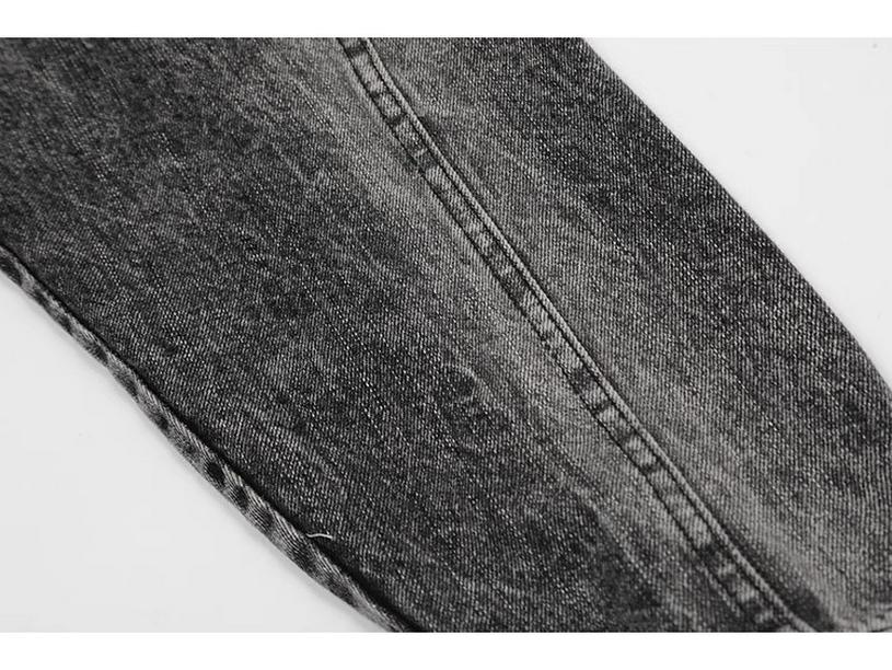 Unisex Retro Distressed Denim Hoodie Jacket - Spring/Autumn Loose Fit