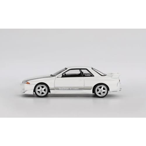 Sunrich MINI GT 1/64 Scale Nissan Skyline GT-R R32 Veilside Combat C-I White (Right-Hand Drive) Finished Product MGT01066-BL