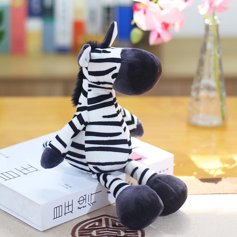 Forest Animal Plush Toys: Elephant, Monkey, Tiger, Lion, Giraffe Figurines - Children's Gift Collection