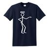 Nieuwe Saint Simon Tempelier Jaren 70 Stickman T-shirt Spionage Thriller TV Zwart Top T-shirt Unisex T-shirt
