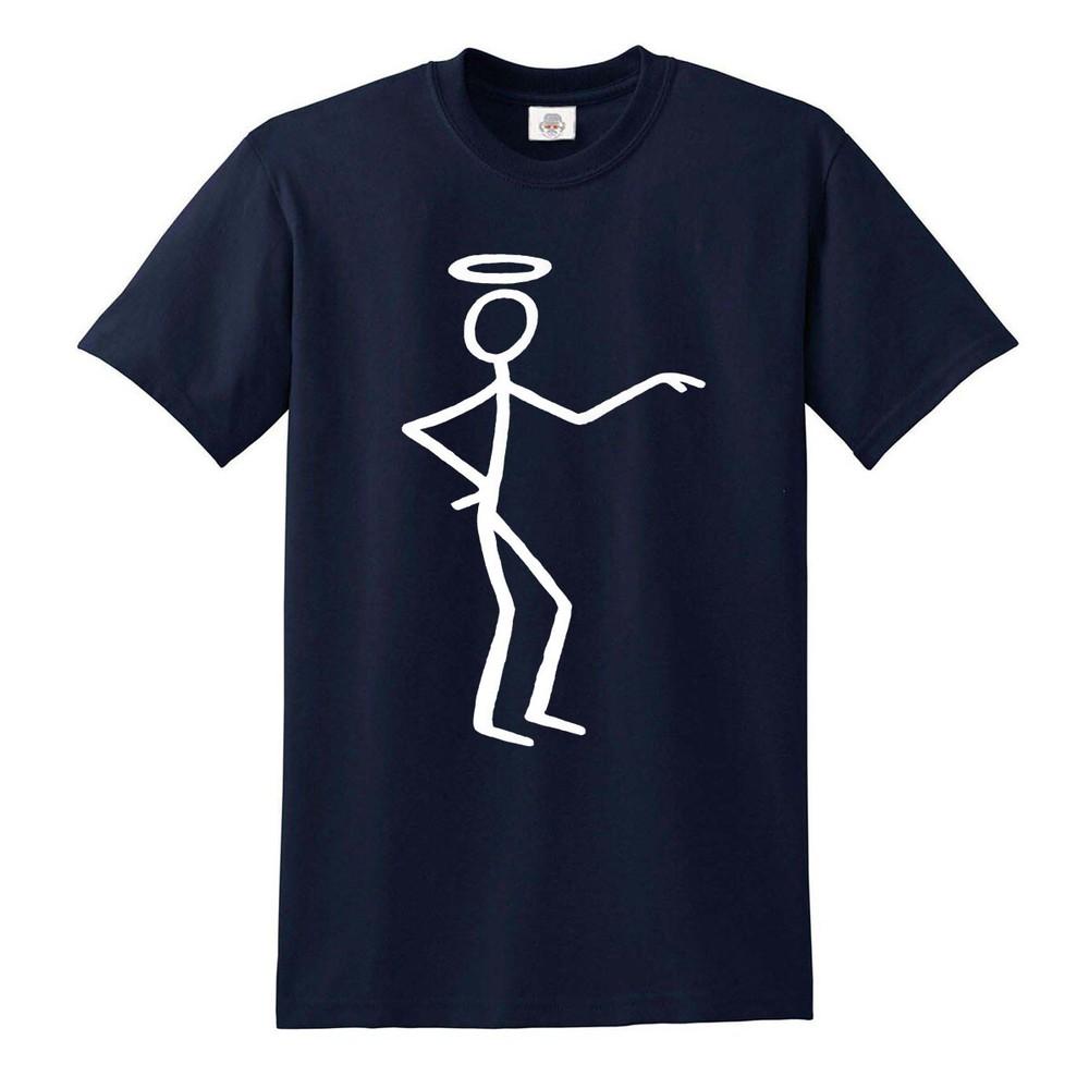 

New Saint Simon Templar 1970s Stickman TShirt Spy Thriller TV Black Top Tee Unisex T-Shirt 5XL різнокольоровий