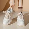 Beliebte gebratene Street-Plattform Dad-Schuhe Damen erhöhen Ins Tide 2025 neue Sommer Mesh atmungsaktive lässige Sportschuhe
