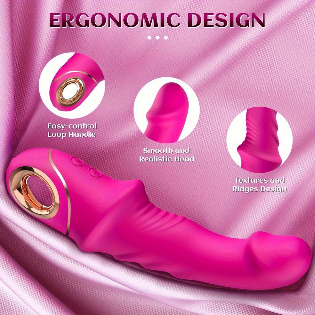 Powerful 9 Modes Vibrator Automatic Telescopic G-Spot Clitoris Stimulator Female Masturbation Sex Toys For Women Adults Shop 18+