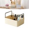Open Storage Box Organizer Bin PET Large Capacity Easy Access Portable Handle Storage Basket for