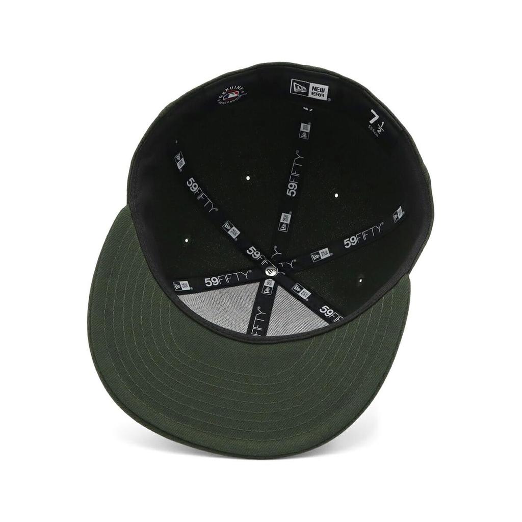 New Era 59FIFTY Cap MLB Chicago White Sox CWS Dark Seaweed Green Tonal ONSPOTZ and 5950 SOX Straight Flat Stylish Streetwear Travel Sun Gift Idea