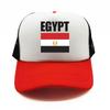 Ägypten Flagge Trucker Cap Unisex Damen Verstellbar Netzstoff Länderfans Baseballkappe Sommer Hip Hop Papa Geschenk Mütze
