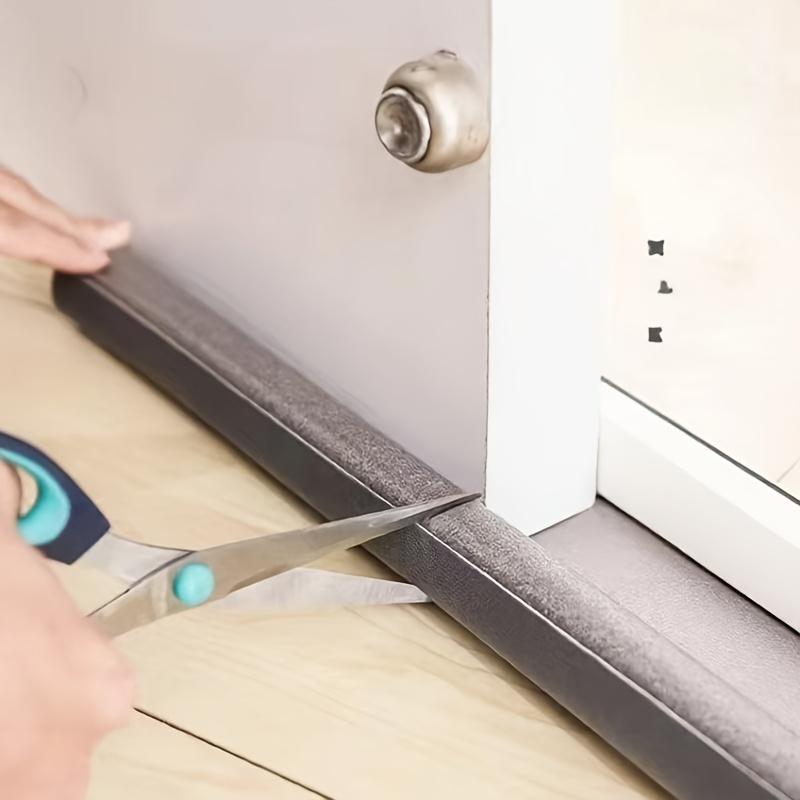 Adjustable Door Draft Stopper Seal Strip Bottom Weather Stripping for Door and Windows Windproof Soundproof Dustproof Waterproof