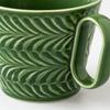Wired Beans Hasami Ware Rosemary 240ml Mug Coffee Cup (Green)