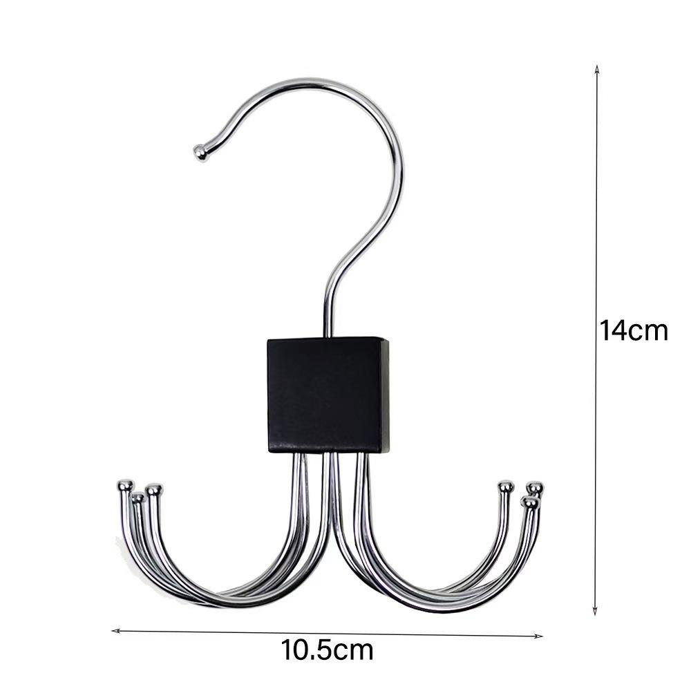 1 Stück Massivholz Sechs-Krallen Drehaufhänger Multifunktionaler Mantel-, Hut-, Schal- und Gürtel-Aufbewahrungsständer Heim-Garderobenzubehör
