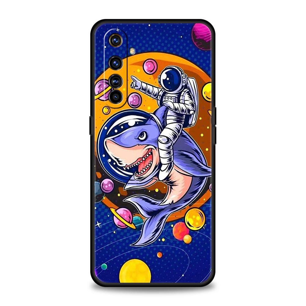 

Cute Astronaut Phone Case For Oppo A3S A15 A17 A31 A95 Find X5 X6 Pro A54 A53 A52 Reno 6 7 8 SE Z Pro 5G Soft TPU Cover Fundas Oppo Reno7 5G
