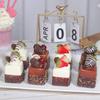 1PC Artificial Fruit Cake Biscuit Fake Food Decoration Photography Pro Food Simulation Cake Model Tea Table Decoration