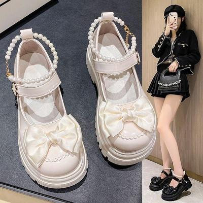Novos sapatos femininos da moda, estilo francês, para primavera e outono, com sola macia e confortável