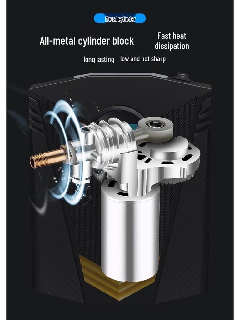 Portable 12V Digital Smart Tire Inflator with Auto Inflation & Gauge