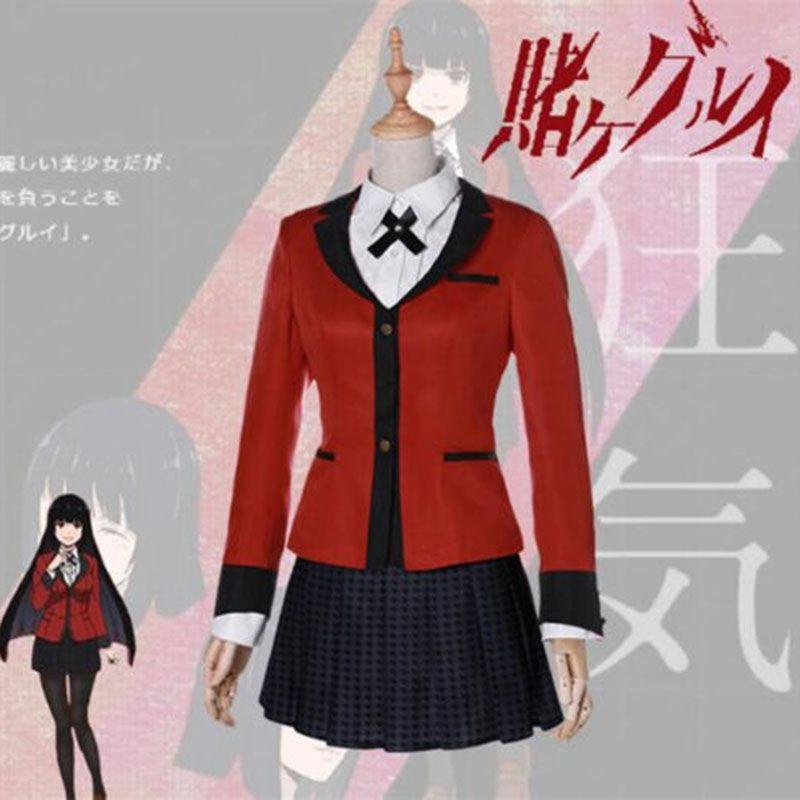 Exquisite Kakegurui Jabami Yumeko Costume Outfit With Perfect Stitches For Halloween