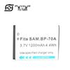 BP70A Camera Battery for PL120, ES65, ST65, PL170, ST700, ST100