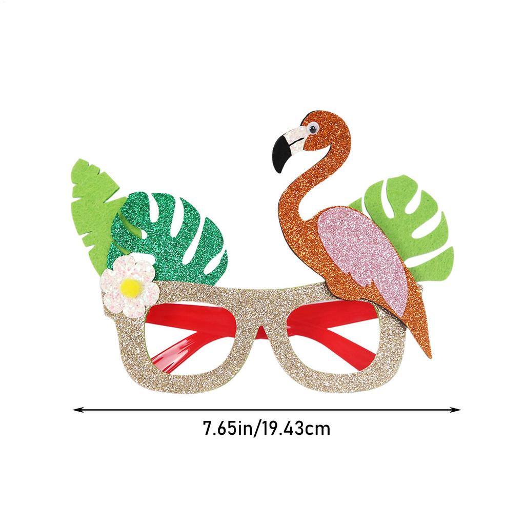 Hawaiian Glasses 8 Pieces Photo Booth Eyewear Beach Party Eyeglasses For Themed Events Vacation Bars Summer Camp Barbecue Beach