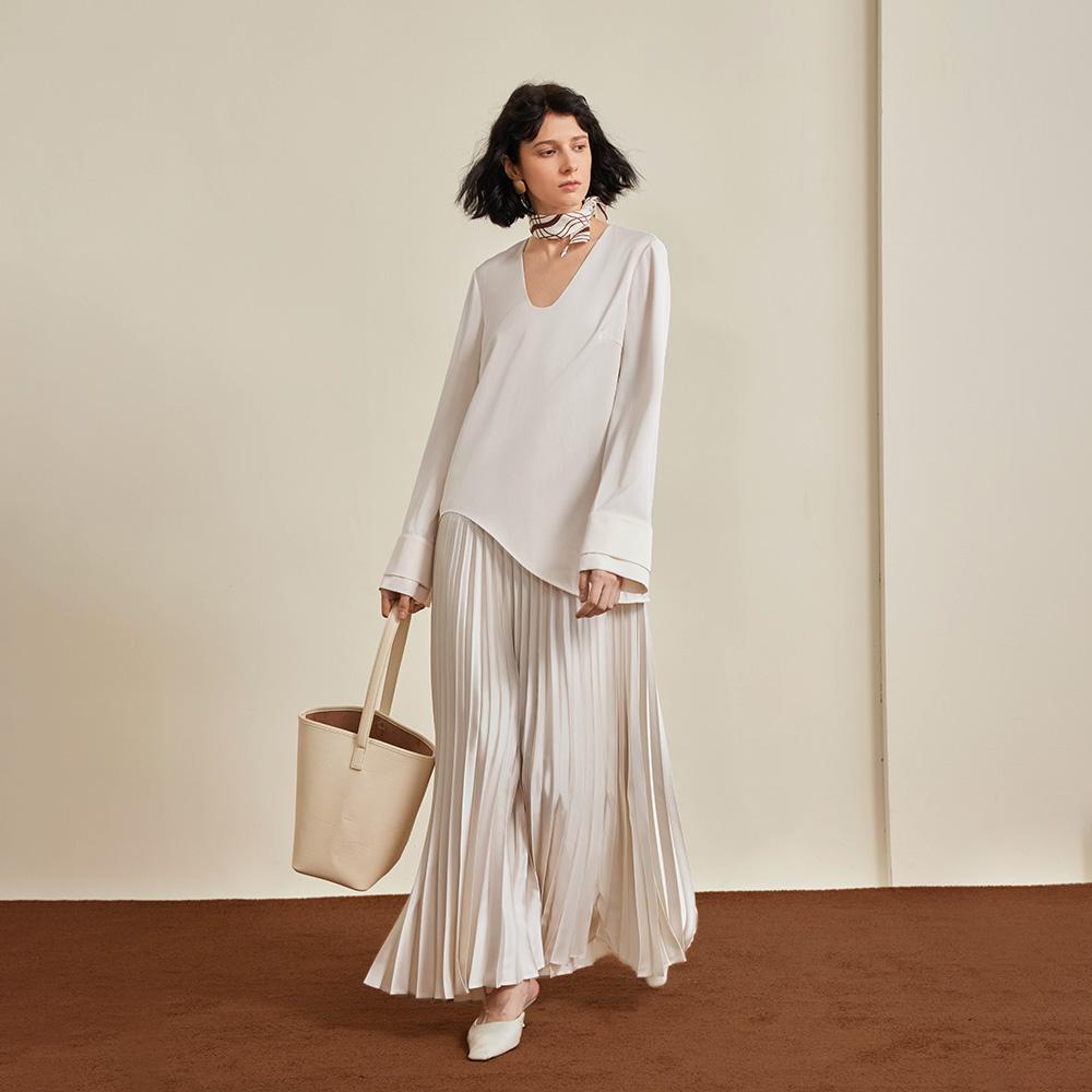 Waiwaiaiem YyFake Two Spliced Long Dress