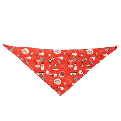 Bavaglino per Cani Fresco Confortevole Triangolare Stampa Bandane per Cani per Decorazioni Natalizie per Cani Tipo 4