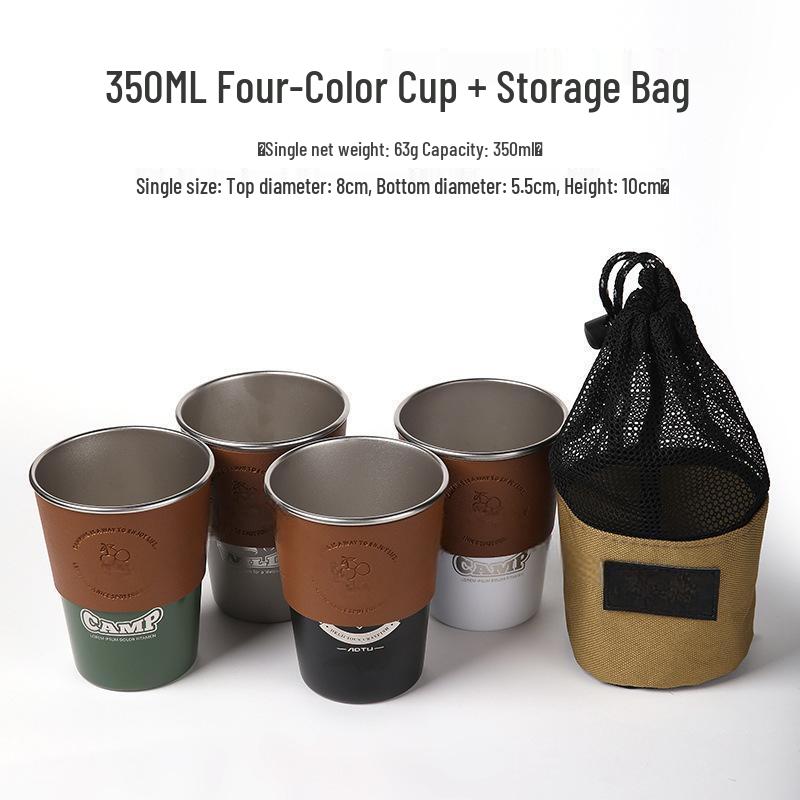 Gongziyu Outdoor Camping Coffee and Beer Mugs Set