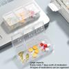 24 Grids Dual Layer Weekly Pill Box 7 Day 3 Times Portable Pill Box Organizer Dispenser (No FDA Certified, BPA-Free)