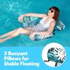New Water Hammock Recliner Inflatable Floating Swimming Mattress Sea Swim Ring Swimming Pool Party Toy Recliner Swimming