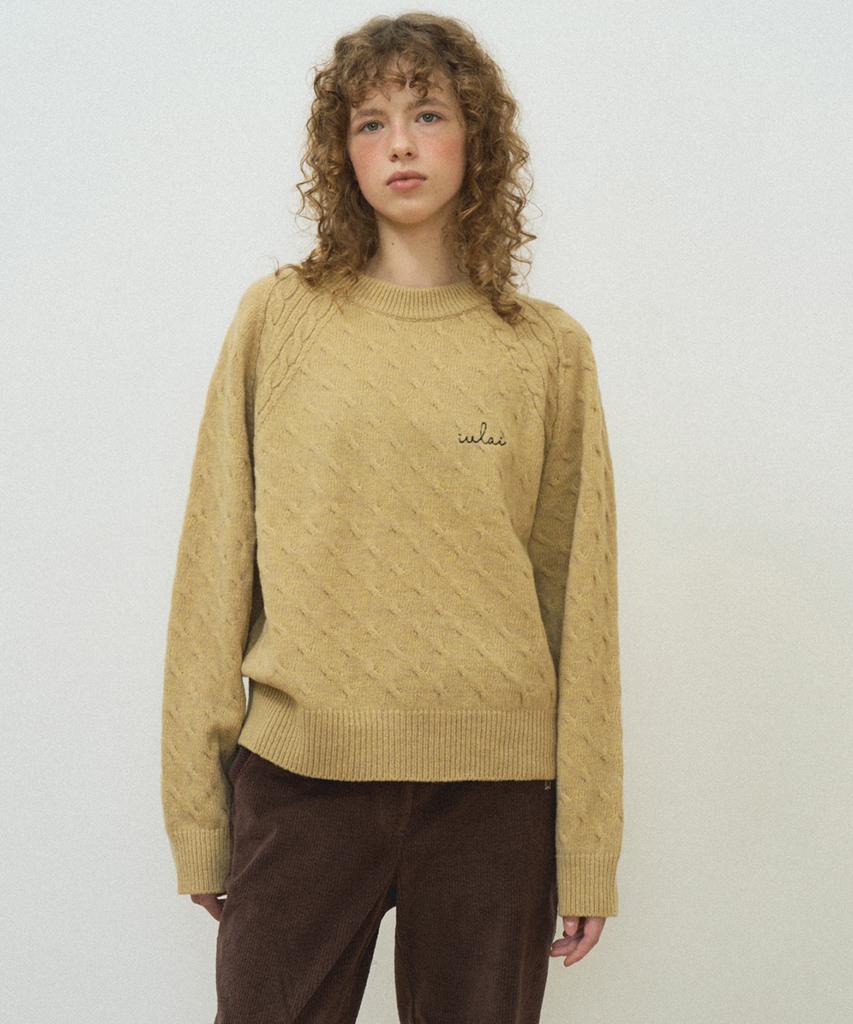 IULAI Peru Pullover Mustard Beige