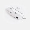 With Hole Curved Glass Beads 37 Styles Polka Dot Beads Lampwork Beads for 20pcs Diy Jewelry Making
