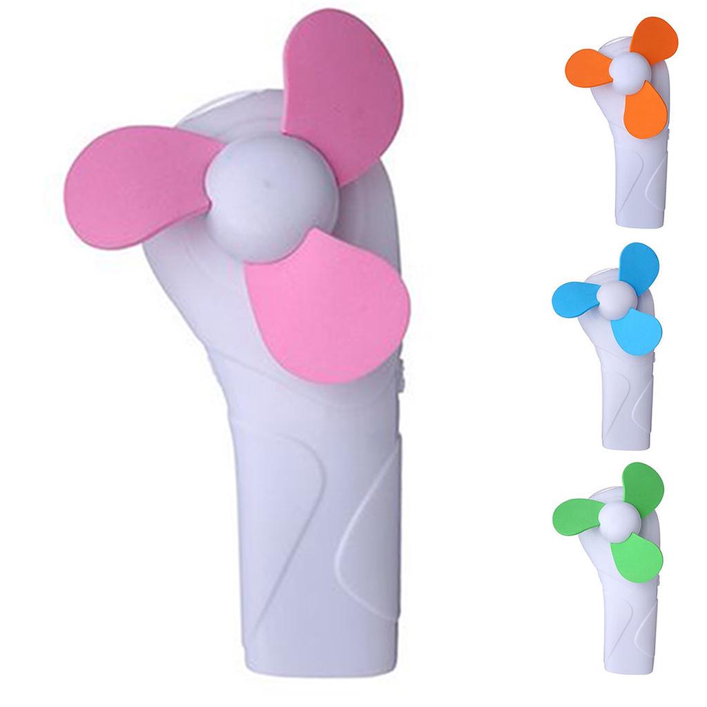Air Cooler Handheld Small Fan Mini Night Light USB Charging Bulb Fan Summer Essential Color : Pink