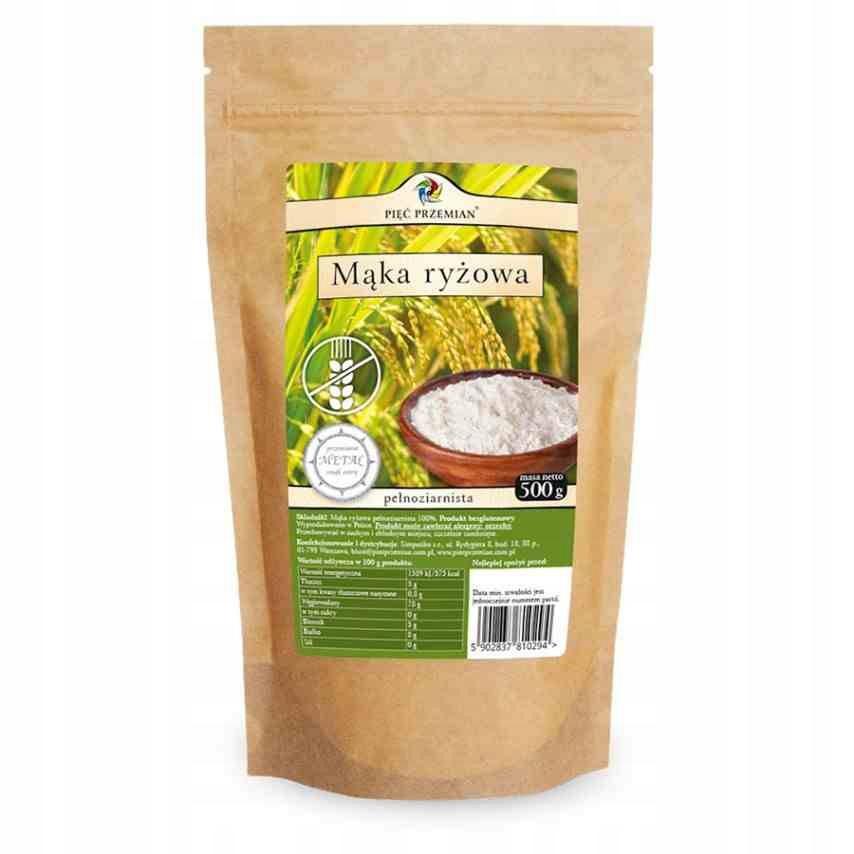 Gluten-free whole grain rice flour 500 g