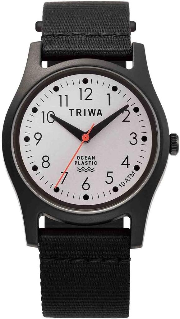 TRIWA Men's and Women's Time for Oceans Watch, Japan Limited Edition, White, TFO112-CL150101 [Official Import]