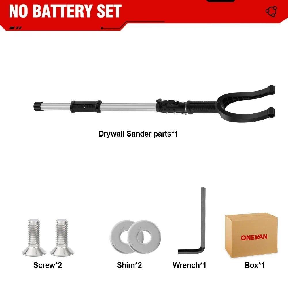 1300W Brushless Electric Drywall Sander 380MM Pole Wall Polisher Household Portable Wall Sanding Machine