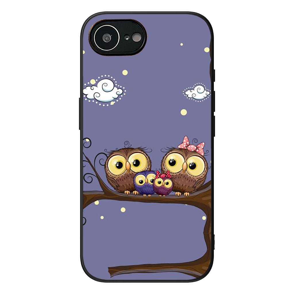 Owl Phone Cover Case for OPPO A54 A40 A60 A80 A18 A16 A17 A38 A78 A79 A57 A55 A96 A15 A12 Casing