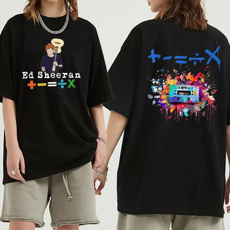Ed Sheeran Tour 2025 T-Shirts Women's Men's Fashion Harajuku Musc Fan T-Shirt Tops Women T Shirt Pro Choice T Shirt Women