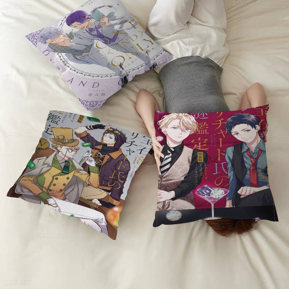 Anime The Case Files of Jeweler Richard Personalized Pillow Cover Kids Bedroom Wild Party Decor Pillowcase kid Birthday