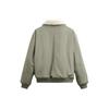 Zara Solid Color Lapel Zipper Thick Long Sleeve Jacket Men jackets Light-Green 03046501-526