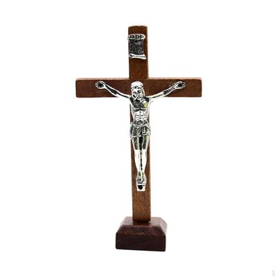 Crucifix Jesus Sculpture for Desktop or Hanging Decoration