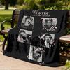 1pc K Pop, Cortis Outdoor Flannel Blanket, Soft,