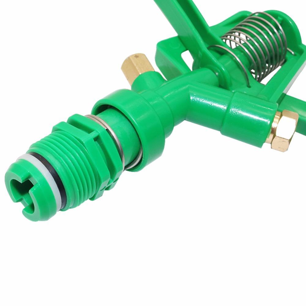 3/4" Garden Water Sprinkler with Male Thread Rotate Rocker Arm Spray Nozzle Agriculture Tools Watering 1 Pc
