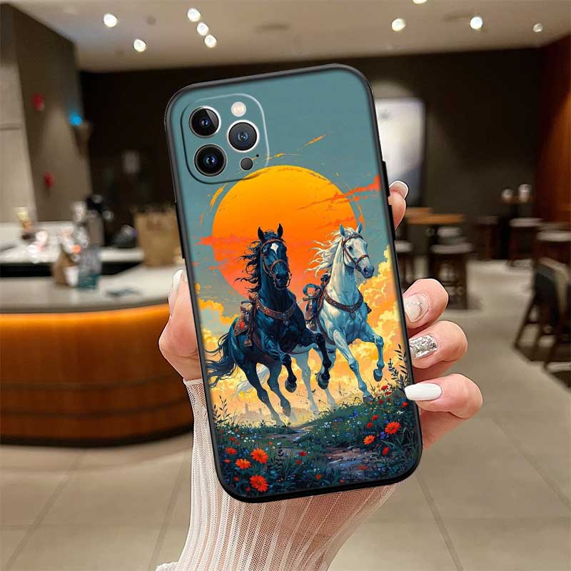 

NH22 Fine Horse Phone Case for Samsung Galaxy A11 A12 A13 A15 A52S A53 A55 A56 A70 A71 A72 A73 F06 F16 F56 S10 Plus S10e Galaxy S10